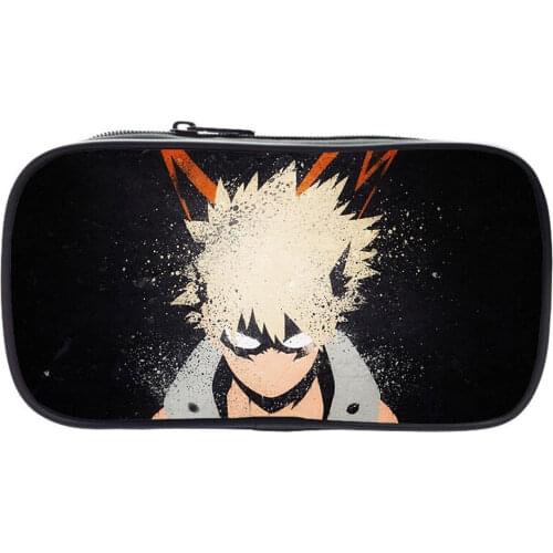 My Hero Academia Pencil Case Children Zipper Anime Pencil Case School Office Supply Pencilcase Boys Girls Stationery Storage Bag