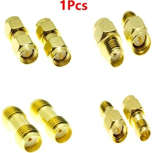 Adapter SMA to SMA RP-SMA Male Female Jack Rf Connector Straight Gold Plating