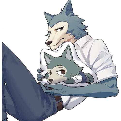 Anime BEASTARS Legoshi Cosplay Props Doll Model Cartoon Plush Toy Stuffed Holder Gifts For Kids Adults Cute Collections Souvenir