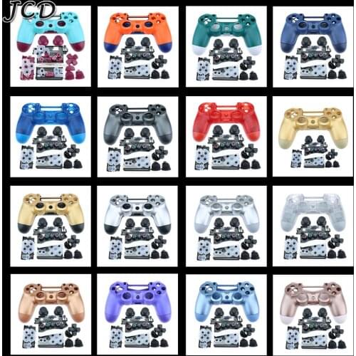 JCD Replacement Full Set Housing shell and buttons For jds-040 JDM-040 For ps4 PS4 Pro Slim Controller Case