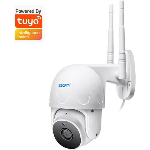 ESCAM TY100 Tuya Smart IP Camera WIFI 1080P Waterproof Security Camera With IR Night Vision For Outdoor Indoor Alarm System