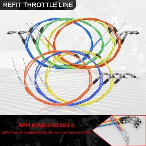 Refit PE27/30 PE26/28 MOTO Carburetor Bucket Throttle Cable Wire Ropes for Keihin Nerby Carburetor Yamaha RSZ JOG RSZ-100 Eagle1