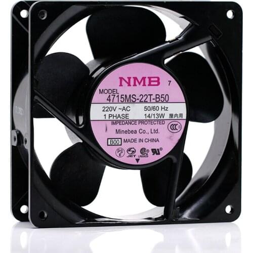 220V cooling fan 12cm For NMB 4715ms-22t-b50 220V 14 / 13W 12cm 12038 AC cabinet cooling fan
