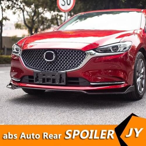 For Mazda 6 ATENZA Body kit spoiler 2020-2021 For ATENZA ABS Rear lip rear spoiler front Bumper Diffuser Bumpers Protector