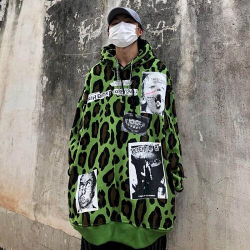 Gothic Hoodies Women Sweatshirt Couple Workshop Sex Cold Dark Funeral Print Made Old High Street Plus Fleece Hooded Winter Top