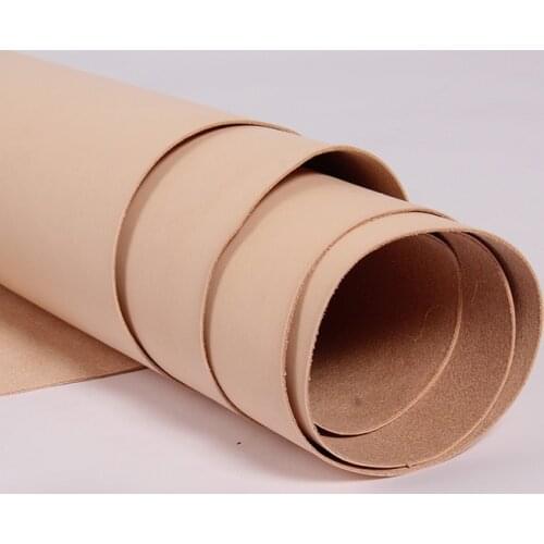 1.0mm thickness Vegetable tanned leather Genuine Cowhide Carving Leather