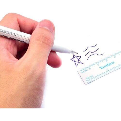 10x Skin Marker Scribe Pen Ruler Piercing Permanent Makeup