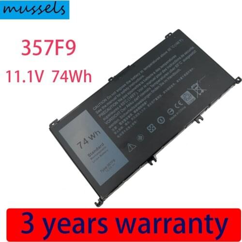 11.1V 74WH 357F9 Battery For Dell Inspiron 15- 7000 7559 7557 7566 7567 5576 INS15PD-1548B INS15PD-1748B INS15PD-1848B