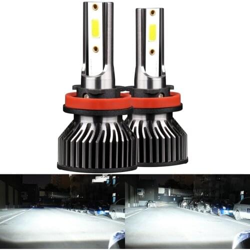 2pcs H7 LED Bulbs H4 LED Headlight H11 H8 H9 HB4 9006 HB3 9005 9012 9007 H13 Auto Motorcycle Fog Lamp 10000LM 50W Car Lights 12V