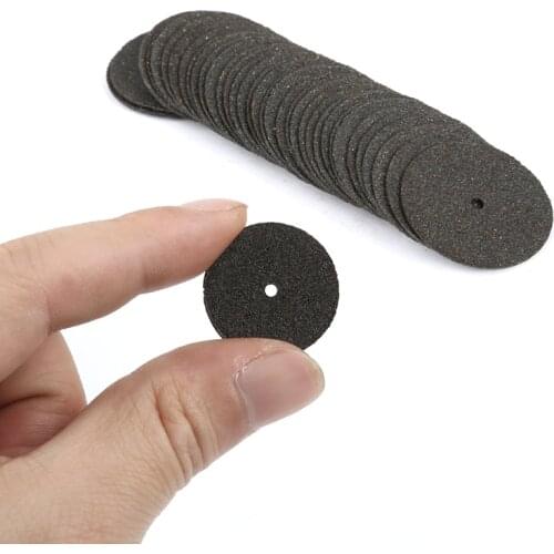 36Pcs Black Disc Abrasive Tools Reinforced Cutting Disc Cut Off Wheel for Dremel Rotary Tool Accessories 24mm