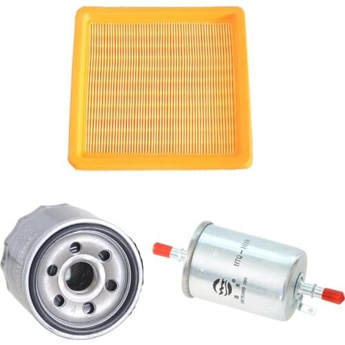 Car Air Filter Oil Filter Fuel Filter for Chery QQ 0.8L 1.1L QQ3 0.8L 1.0L 1.1L S11-1109111 15601-87703 S11-1117110