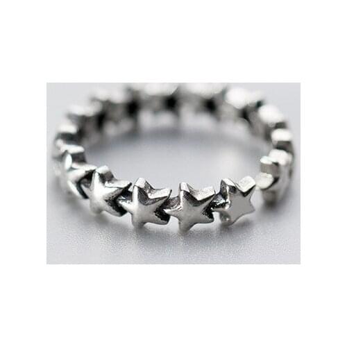 Boho Vintage Star Rings For Women Wedding Band Men Finger Rings 2020 Female Bohemian Jewelry Gifts