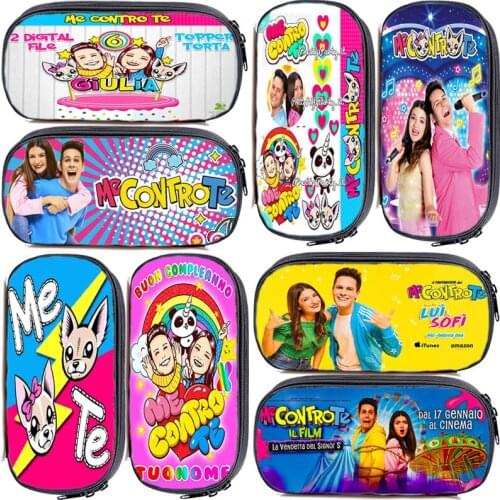 Kawaii Me Contro Te Pencil Case Multifunction Pen Case Kids School Box Children Storage Pouch Stationery School Travel Gift