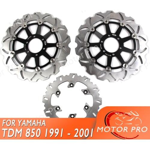 For Yamaha TDM 850 1991 - 2001 Front Rear Brake Disc Disk Rotor Motorcycle TDM850 1992 1993 1994 1995 1996 1997 1998 1999 2000