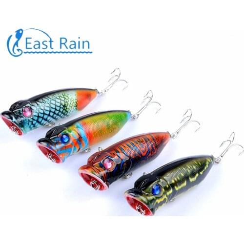 6.5cm 10.9g Painted Topwater Bait for Freshwater Saltwater Fishing Lure Popper Artificial Hard Bait Free Shipping