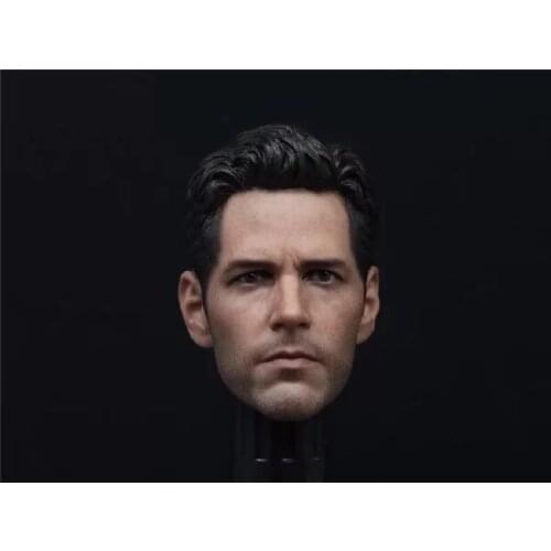 1/6 Scale Paul Rudd Ant-Man Head Sculpt for 12" Action Figure in stock