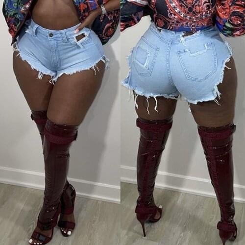 Fashion Women Sexy Shorts Jeans Summer Mini Denim Booty Shorts Casual Ladies Club Party Super Short Feminino Skinny Shors #T1Q