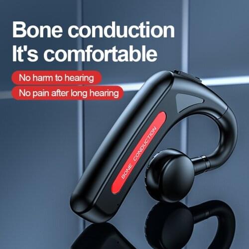 Bone Conduction Headphones Bluetooth-compatible Wireless Sports Headset Stereo Hands-free With Microphone For Running 2021