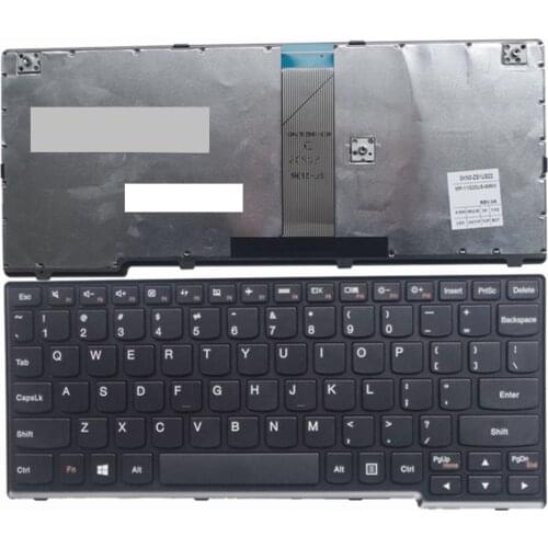 US Black New English Replace laptop keyboard For Lenovo S206 S200 S206Z