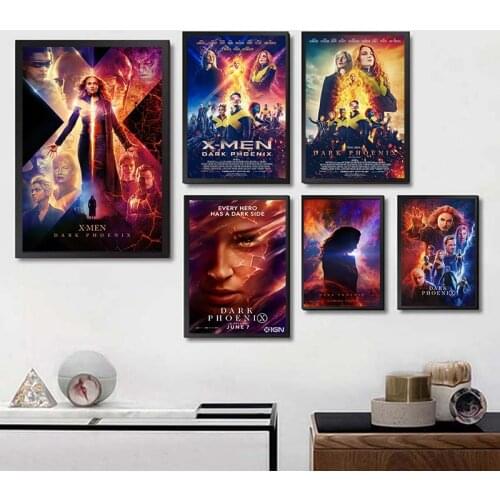 X-Men Dark Phoenix Poster Unframed Painting Wall Art Pictures Print For Living Room Home Decor