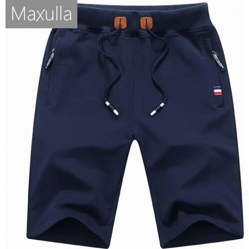 Maxulla Mens Shorts Summer Mens Breathable Beach Shorts Cotton Casual Male Solid Sports Shorts homme Brand Clothing 5XL
