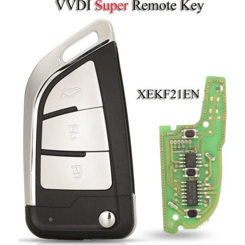 Jingyuqin XEDS01EN VVDI Super Remote with XT27 XT27A66 Chip Work for VVDI2 /VVDI MINI Key Tool/VVDI Key Tool Max