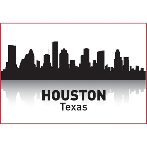 Texas Houston Skyline Souvenir Fridge Magnets 20288
