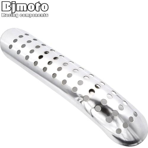 BJMOTO Universal Motocross Escape De Motocicleta Exhaust Muffler Pipe Cover Guard For Pitbike