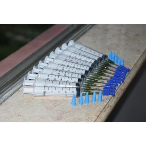10ml- Blunt Tip Needle and Needle cap, Great for Refilling E-juice, E-Liquids, E-cigs, Vape, Oil or Glue Applicator Pack of 10