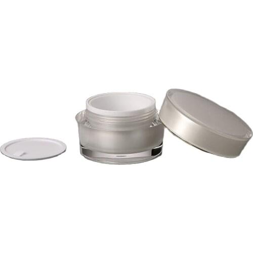 15g pear white acrylic cone-shape cream bottle,cosmetic container,,cream jar,Cosmetic Jar,Cosmetic Packaging