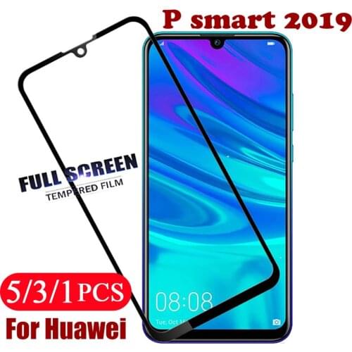 5/3/1Pcs glass for huawei p smart Z S plus 2018 pro 2019 phone screen protector p smart 2020 2021 tempered glass protective film
