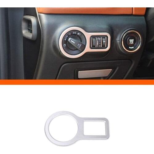 ABS Chrome Headlight Switch Frame Cover Trim for Maserati Ghibli Quattroporte