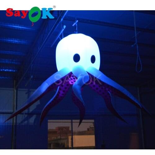 Free shipping hot sale inflatable octopus giant led octopus with changeable led light prices for wedding party stage decorations