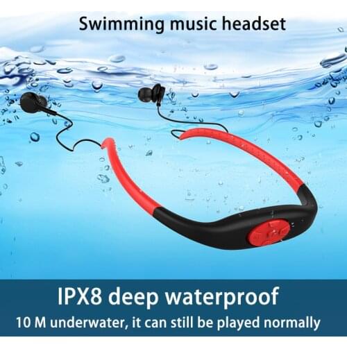 K3 Swimming Headsets Wireless Bluetooth Earphone Mp3 Player Waterproof Sports Headphones With Microphone For Xiaomi Huawei Sony