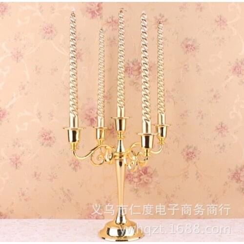 C alloy candlestick hotel ktv three five Candlestick Candlestick Home Decoration Metal Crafts Wedding