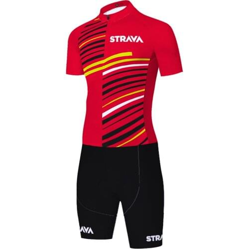Strava One Piece Skinsuit Fietskleding Wielren Kleding Heren Abbigliamento Maillot Cyclisme Homme Ropa Ciclismo Hombre Cycling