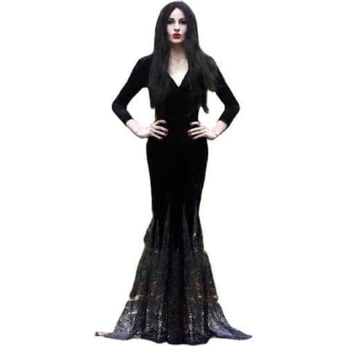 2020 New Medieval Renaissance Lace Long Dress Celtic Queen Princess Gown Party Cosplay Costume Palace Maxi Dress S-2XL