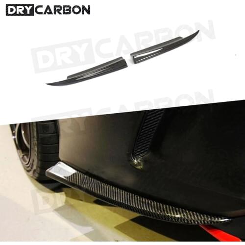 For Benz CLA Class W117 C117 CLA45 AMG 2013 - 2019 Carbon Fiber Rear Bumper Lip Diffuser Spoiler Car Styling FRP Rear Splitter
