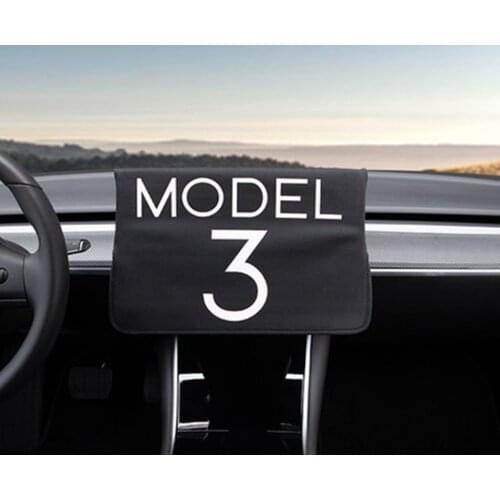 For Tesla Model 3 Accessory for Sunshade and Screen Protection Center Console Display Cover Sleeve