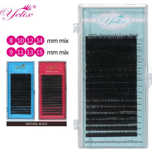 Individual Eyelashes Natural False Eye Lashes Mink Eyelash Extension Cilios Posticos Faux Cils Fake Pestanas Postizas Lash Set