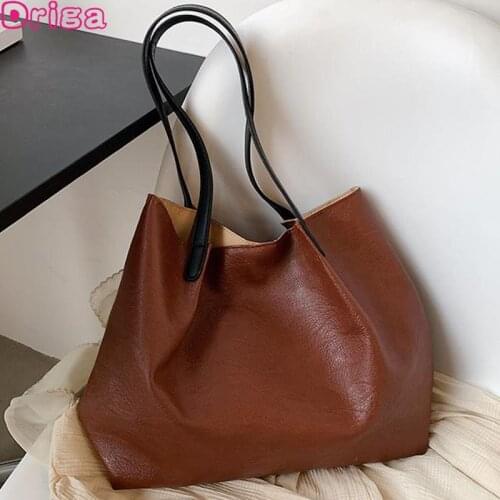Driga 2021 New Women Trendy Wild Handbags Minimalist Texture Totes Designer Shoulder Bags Popular Large-Capacity Shopping Bags
