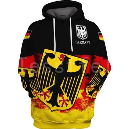 Tessffel Newest Germany Country Flag NewFashion Men/Women Funny Autumn Sweatshirt 3Dprint Casual Hoodies Long Sleeve Pullover A7