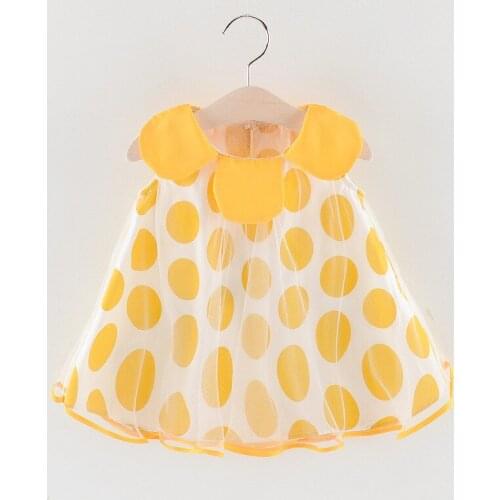 New 0-24M Casual Summer Baby Girl Dress Cotton Print Floral Bow Infant Girl Dresses Toddler Baby Girl Clothes