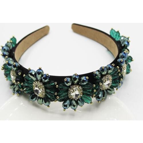 Hair hoop womens velvet stars snowflake fashion headband styling hairpin headdress Vintage palace hair band 305