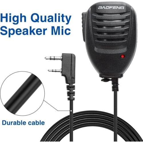 Original Baofeng UV5R Handheld Microphone Speaker MIC for Baofeng Portable Ham Radio UV-5R BF-888S BF-UVB3 Plus Walkie Talkie