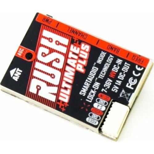 RUSH TANK PLUS 5.8GHz 48CH Smart Audio 0/25/200/500/800mW Switchable FPV Transmitter VTX Built-in AGC Mic For RC Drone