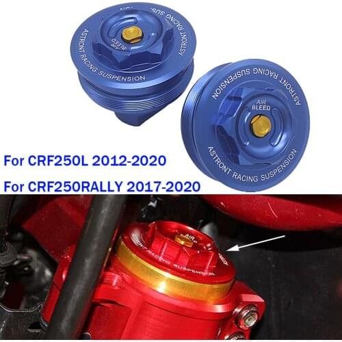 For Honda CRF250L CRF 250L CRF250 L Front Fork Top Cap Motorcycle CNC Aluminum with Logo Dirt Bike Parts Accessories CRF250RALLY