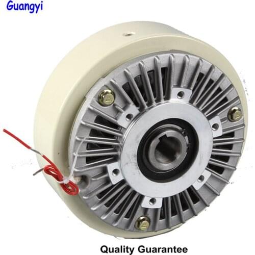 Hollow Shaft Magnetic Powder Clutch 24V Magnetic Powder Brake Single Shaft Double Shaft Brake Tension Controller