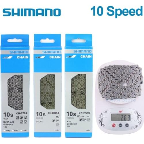 Shimano 10 Speed Bicycle Chain Deore HG54 HG95 HG4601 CN-6701 11V MTB Chain 114L 116 Links Road Mountain Bike 10S Chains