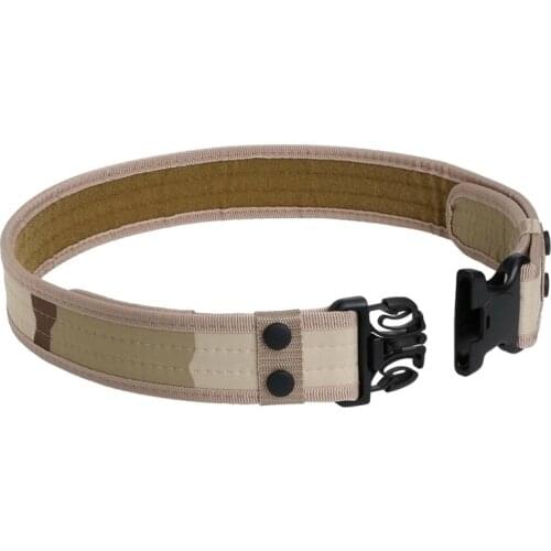 Tactical Belt Men Military Army Equipment Thicken Survive Belt SWAT Outdoor Combat Canvas Waist Belt Hunting Camping Waistband